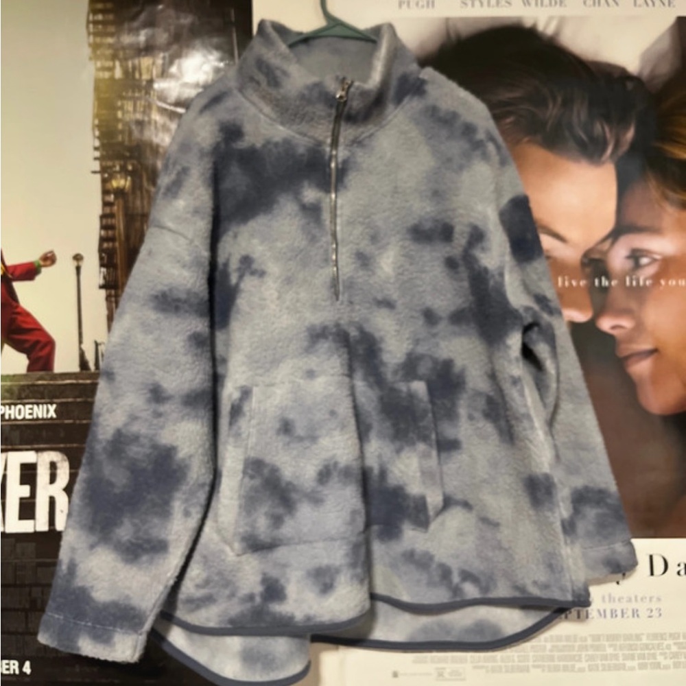 Old Navy Gray Fleece Pullover